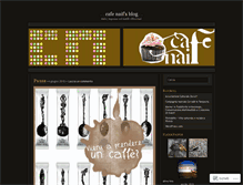 Tablet Screenshot of cafenaif.wordpress.com