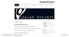 Desktop Screenshot of isaiahprojectwv.wordpress.com
