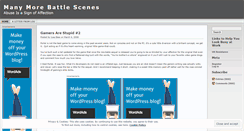 Desktop Screenshot of manymore.wordpress.com