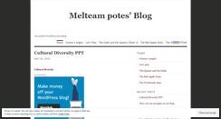 Desktop Screenshot of melteampotes.wordpress.com