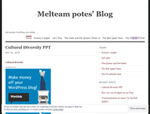 Tablet Screenshot of melteampotes.wordpress.com