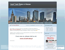 Tablet Screenshot of israeltrade.wordpress.com
