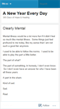 Mobile Screenshot of anewyeareveryday.wordpress.com