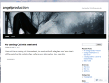 Tablet Screenshot of angelproduction.wordpress.com
