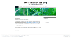 Desktop Screenshot of mrsfranklinsclass.wordpress.com