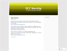 Tablet Screenshot of dccpraise.wordpress.com