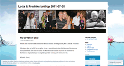 Desktop Screenshot of lottaofredrik.wordpress.com
