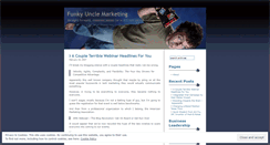 Desktop Screenshot of funkmeister.wordpress.com