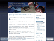 Tablet Screenshot of funkmeister.wordpress.com