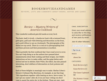 Tablet Screenshot of booksmoviesandgames.wordpress.com