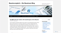 Desktop Screenshot of bauzinsvergleich.wordpress.com