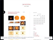 Tablet Screenshot of dthunting.wordpress.com