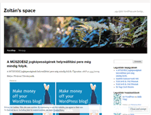 Tablet Screenshot of muszoesz.wordpress.com
