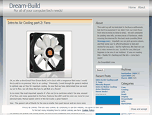 Tablet Screenshot of dreambuild.wordpress.com