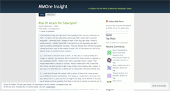 Desktop Screenshot of mmoreinsight.wordpress.com
