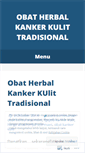 Mobile Screenshot of obatherbalpenyakitkankerkulittradisional.wordpress.com