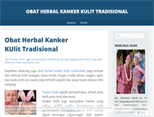 Tablet Screenshot of obatherbalpenyakitkankerkulittradisional.wordpress.com