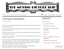 Tablet Screenshot of movingpictureship.wordpress.com
