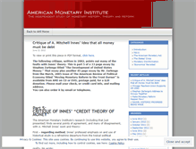 Tablet Screenshot of moneyreform.wordpress.com