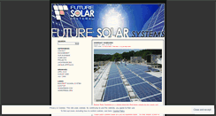 Desktop Screenshot of futuresolar.wordpress.com