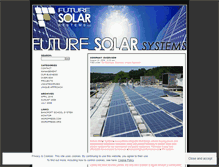 Tablet Screenshot of futuresolar.wordpress.com