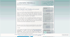 Desktop Screenshot of hackingtriks.wordpress.com