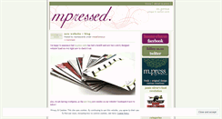 Desktop Screenshot of mpresscards.wordpress.com