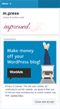 Mobile Screenshot of mpresscards.wordpress.com