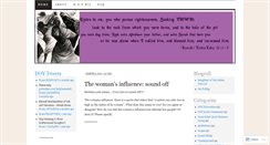 Desktop Screenshot of daughtersofyah.wordpress.com
