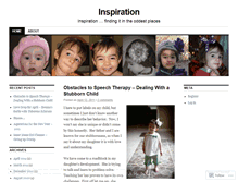 Tablet Screenshot of inspirationintheoddplaces.wordpress.com