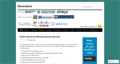 Desktop Screenshot of devendrasinghhcl.wordpress.com