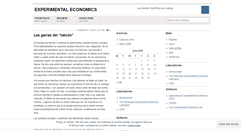 Desktop Screenshot of experimentaleconomics.wordpress.com