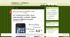 Desktop Screenshot of ocelulares.wordpress.com