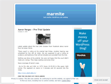 Tablet Screenshot of marmiteblog.wordpress.com