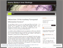 Tablet Screenshot of jeremymorley.wordpress.com