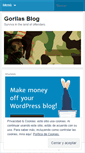 Mobile Screenshot of gorilasblog.wordpress.com