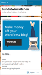 Mobile Screenshot of bundatwinskitchen.wordpress.com