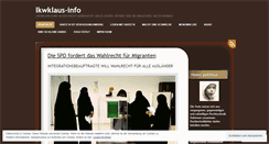 Desktop Screenshot of lkwklausfragen.wordpress.com