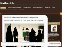 Tablet Screenshot of lkwklausfragen.wordpress.com