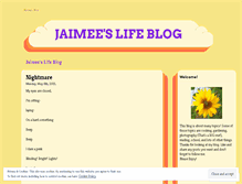 Tablet Screenshot of jaimeeblog.wordpress.com