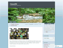 Tablet Screenshot of champ400.wordpress.com