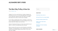 Desktop Screenshot of alexandrebertoronto.wordpress.com