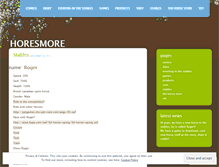 Tablet Screenshot of horesmore.wordpress.com