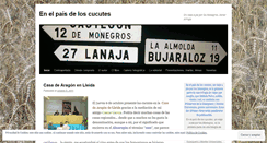 Desktop Screenshot of enelpaisdeloscucutes.wordpress.com