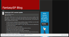 Desktop Screenshot of fantasysp.wordpress.com