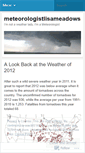 Mobile Screenshot of meteorologistlisameadowsdotcom.wordpress.com