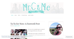 Desktop Screenshot of mrcandmeblog.wordpress.com