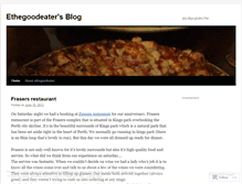 Tablet Screenshot of ethegoodeater.wordpress.com