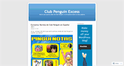 Desktop Screenshot of clubpenguinexcess.wordpress.com