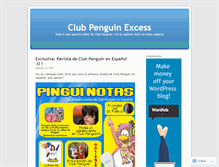 Tablet Screenshot of clubpenguinexcess.wordpress.com